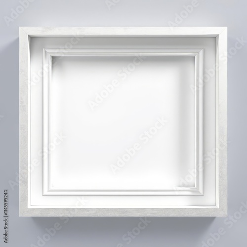 White frame frame isolated frame border design background isolated