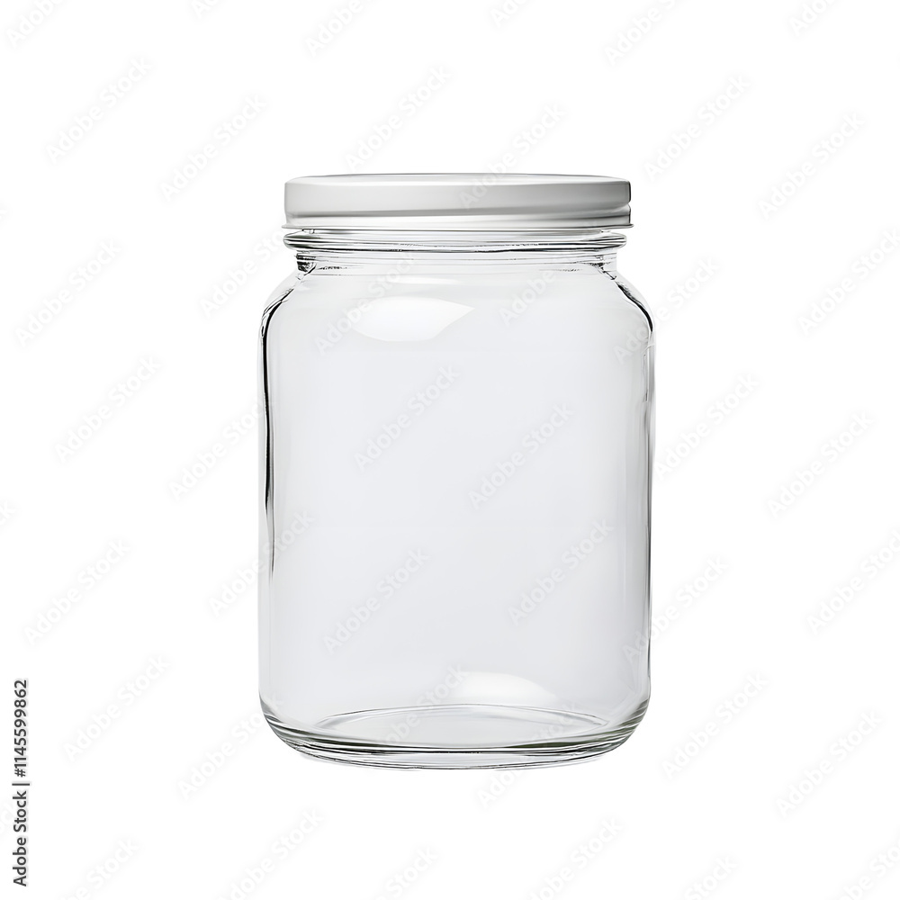 Glass jar with lid on a white background, simple and elegant design, ideal for storing food, spices, or small items, combining functionality and style for your kitchen or home.
Glass jar with lid on a white background, simple and elegant design, ideal for storing food, spices, or small items, combining functionality and style for your kitchen or home.