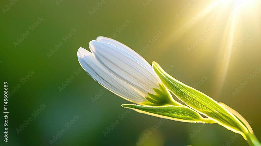 Macro natural idea. A delicate white flower captured in sunlight, showcasing its natural beauty and freshness. Macro natural idea. A delicate white flower captured in sunlight, showcasing its natural beauty and freshness.