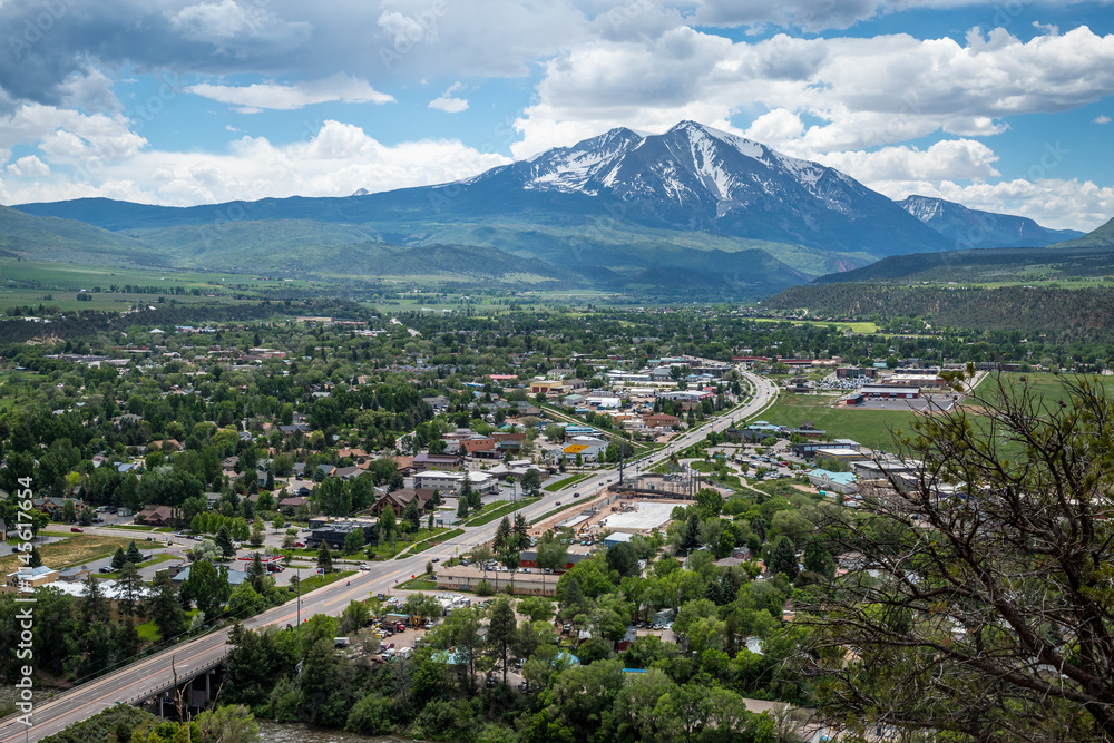 Scenic Carbondale with Mt Sopris backdrop