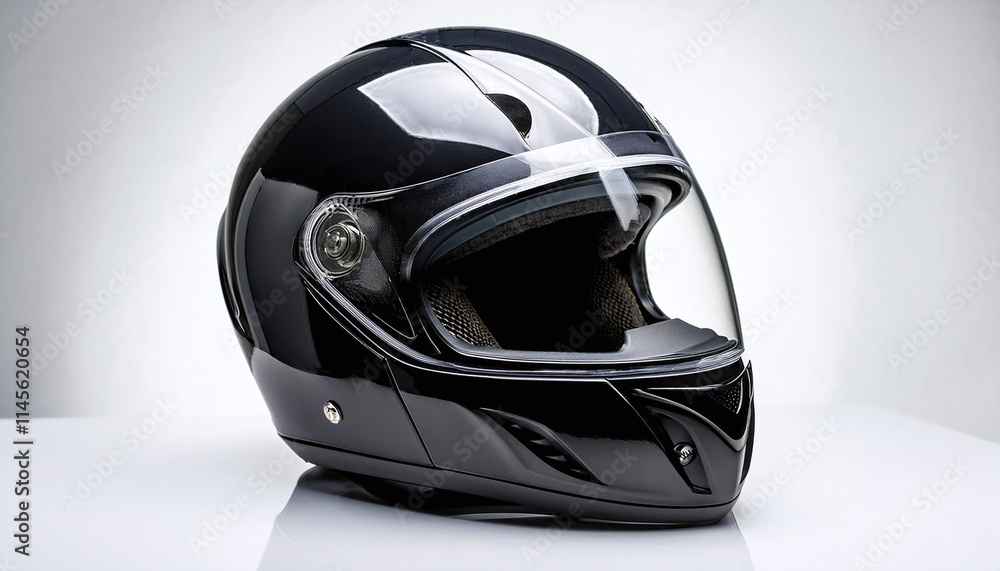 close up a of a motorcycle helmet isolated on a white background close up a of a motorcycle helmet isolated on a white background