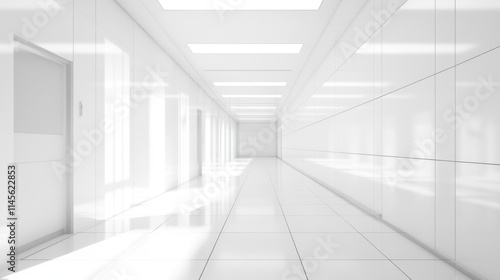 Sterile Corridor: A Modern Architectural Design