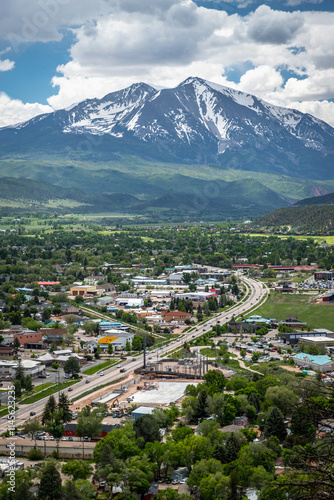 Obraz na płótnie Stunning Carbondale with Mt Sopris w salonie