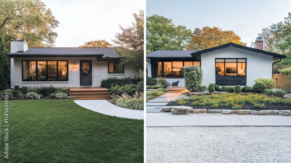 renovation concept - apartment before and after restoration or refurbishment - renovation concept - apartment before and after restoration or refurbishment -