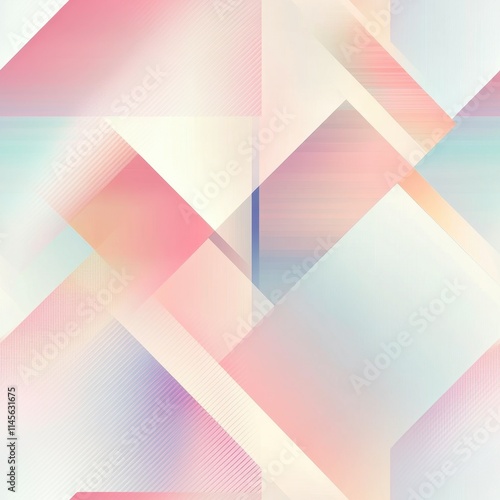 Abstract pastel geometric background soft gradient shape photo