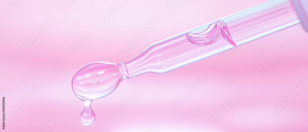 A droplet of liquid is falling from a tube A droplet of liquid is falling from a tube