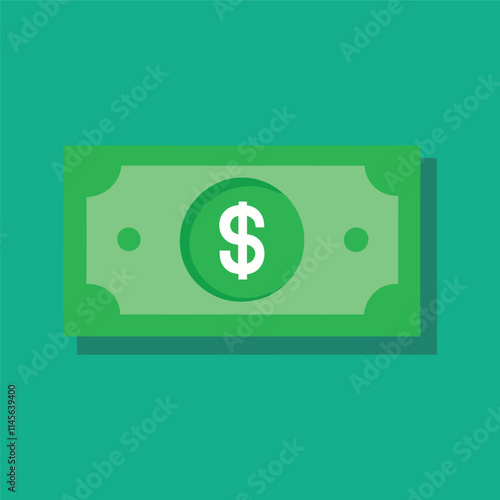 Dollar banknotes isolate on white background