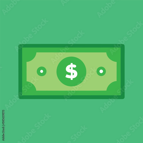 Dollar banknotes isolate on white background