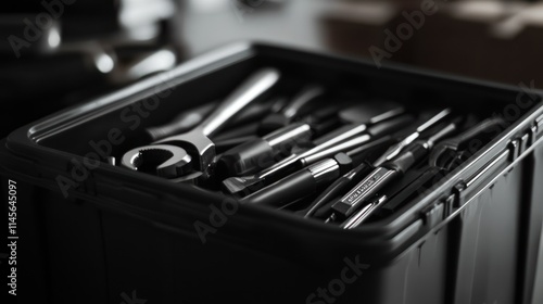 A Black Tool Box Full of Shiny Instruments