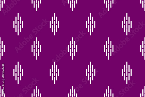 Geometric ethnic oriental seamless pattern traditional Design for background,carpet,wallpaper.clothing,wrapping,Batik fabric,Vector illustration.embroidery style - Sadu, sadou, sadow or sado
