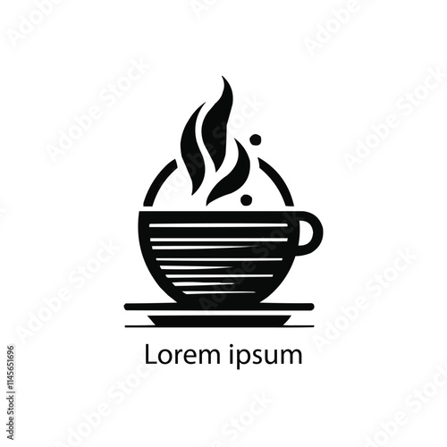 Coffee shop logo template