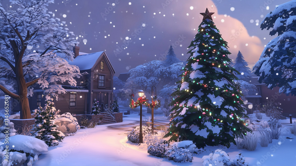 Christmas Tree Wallpaper Background Christmas Tree Wallpaper Background