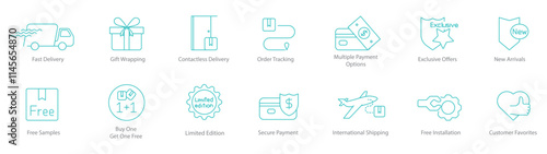 Fast Delivery, Gift Wrapping, Contactless Delivery, Order Tracking, Multiple Payment Options, Exclusive Offers, New Arrivals, Free Samples, Buy One Get One Free, Limited Edition, Secure Payment 