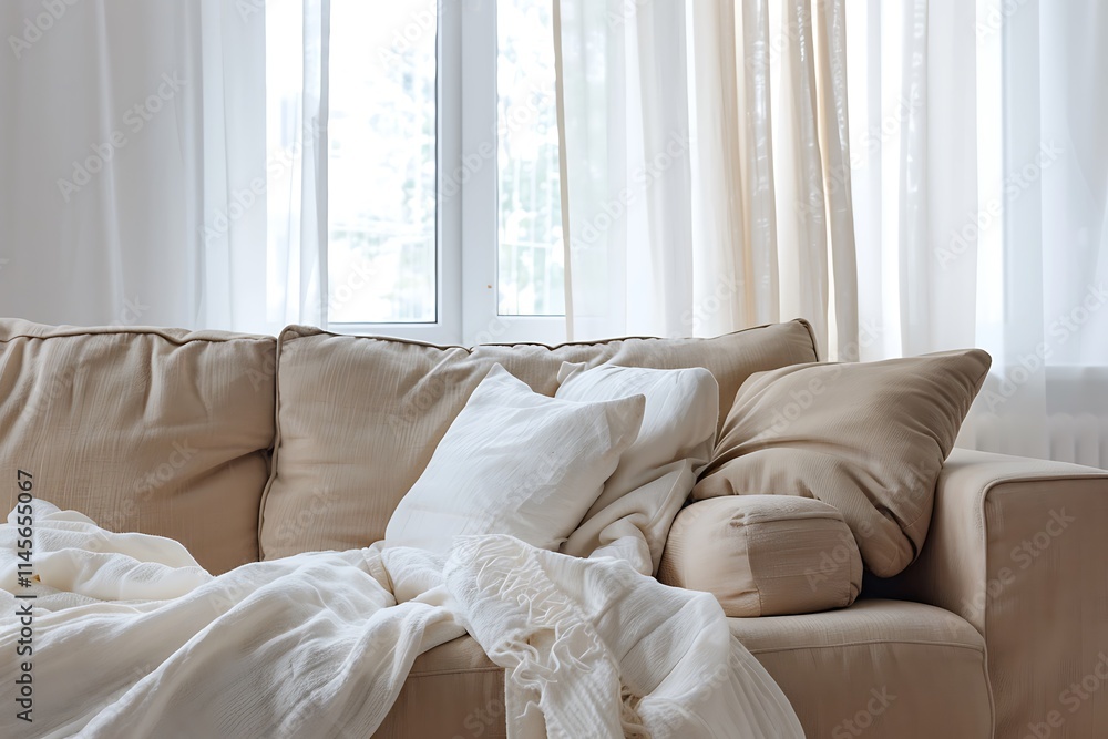 Fototapeta premium sofa and pillows