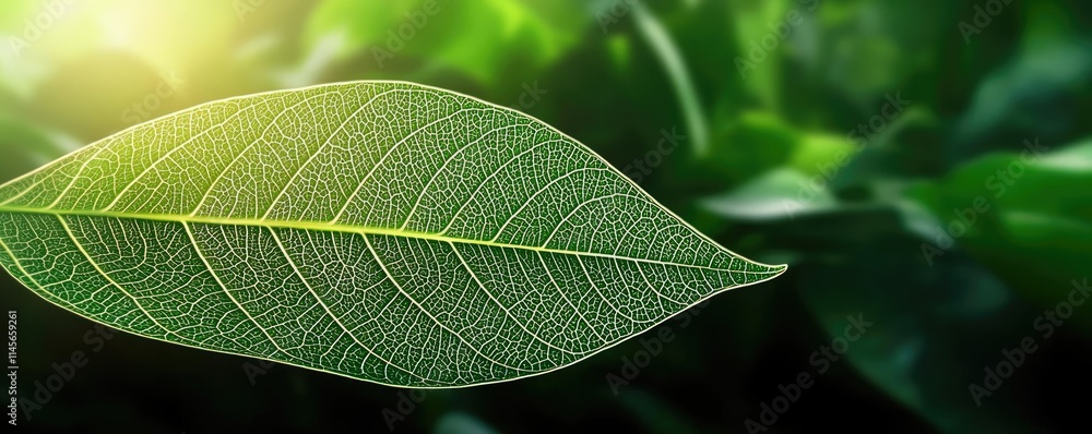 Macro natural idea. Close-up of a vibrant leaf showcasing intricate details and natural beauty. Macro natural idea. Close-up of a vibrant leaf showcasing intricate details and natural beauty.