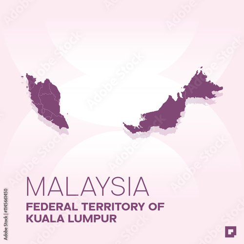 Malaysia vector map, Vector map of Malaysia, editable eps, AI files, Vector illustration of Malaysia vector map