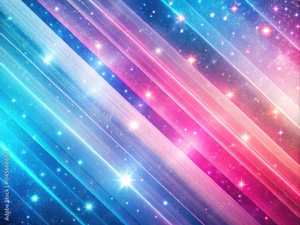 Cosmic Gradient Landscape: Pink Blue Starry Night Sky, Galaxy Background, Digital Art Cosmic Gradient Landscape: Pink Blue Starry Night Sky, Galaxy Background, Digital Art