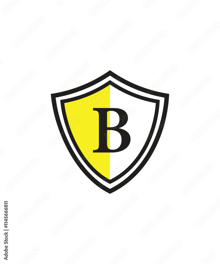 shield letter b logo design, emblem letter b logo design, vector illustration shield letter b logo design, emblem letter b logo design, vector illustration