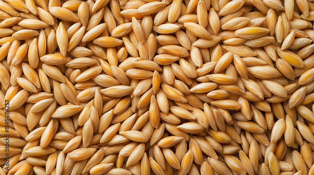 A detailed close-up image of a pile of canary seed. A detailed close-up image of a pile of canary seed.