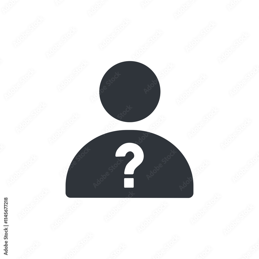 anonymous profile icon. silhouette user icon anonymous profile icon. silhouette user icon