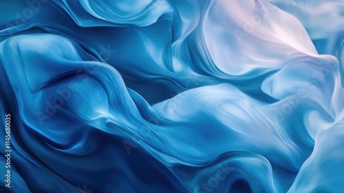 Wallpaper Mural Elegant blue fabric texture for graphic and web design with smooth waves and high-quality detail for creative backgrounds Torontodigital.ca