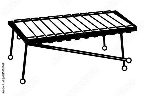 Vibraphone vector illustration