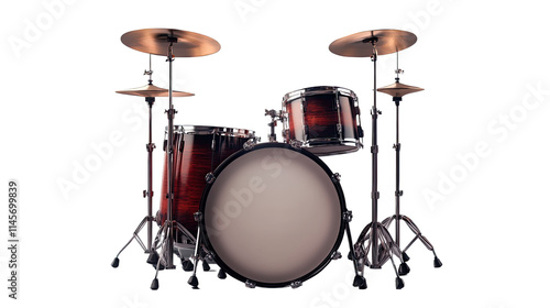 Red Sparkle Drum Kit: Studio-Ready