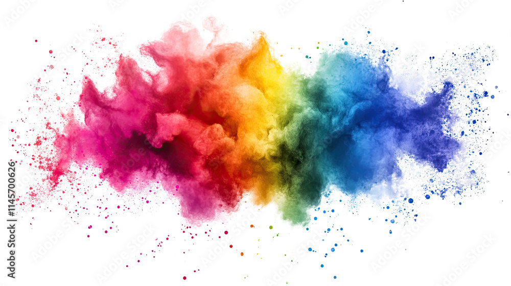 Rainbow Color Explosion Rainbow Color Explosion