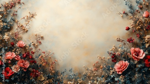 Elegant Floral Arrangement: A Symphony of Pastel and Burgundy Hues