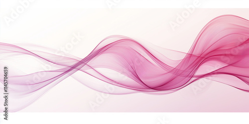 Abstract gradient design featuring soft pink curves in a flowing motion, evoking elegance and contemporary style