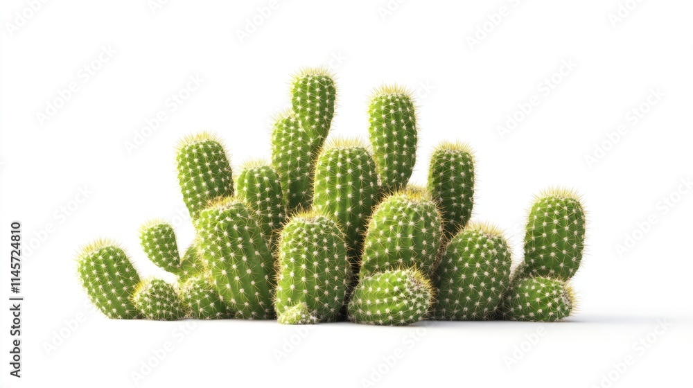 Cactus Plants Arrangement Isolated on White Background for Home Decor and Interior Design Use Cactus Plants Arrangement Isolated on White Background for Home Decor and Interior Design Use