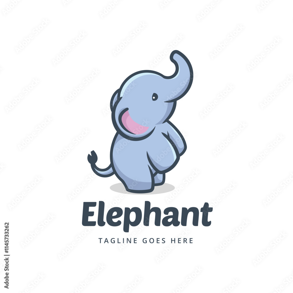 Naklejka premium Grow Up Elephant
