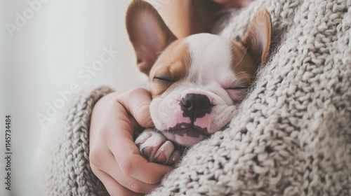 Peaceful Puppy Snuggles: A ...
