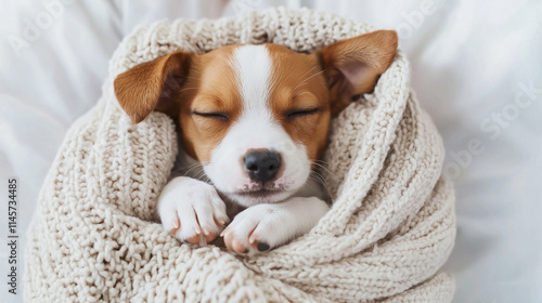 Peaceful Puppy Snuggles: Ad...