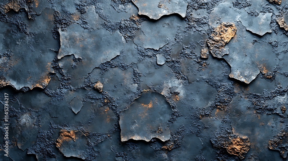 Abstract dark blue and gold textured background. Abstract dark blue and gold textured background.