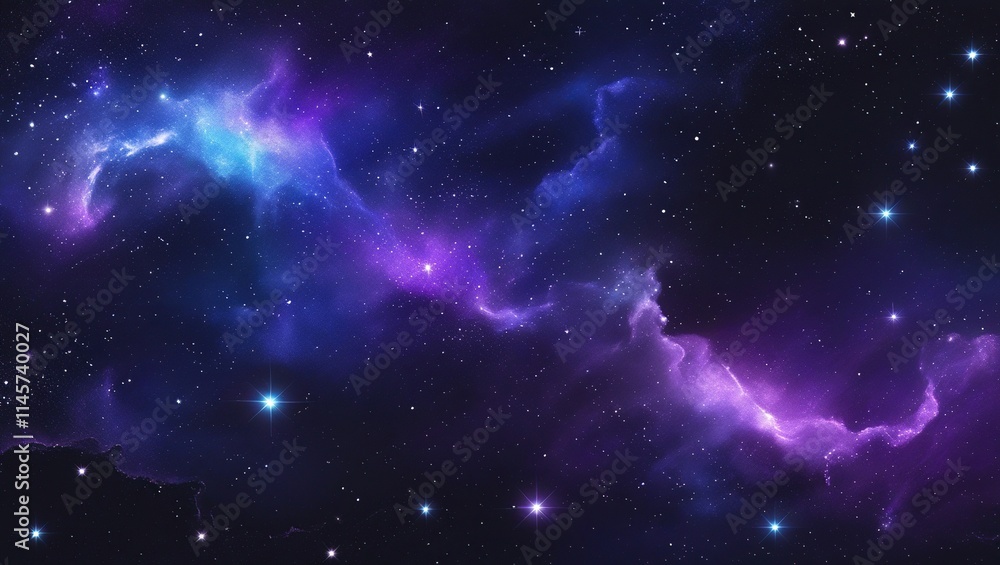 Naklejka premium background with stars
