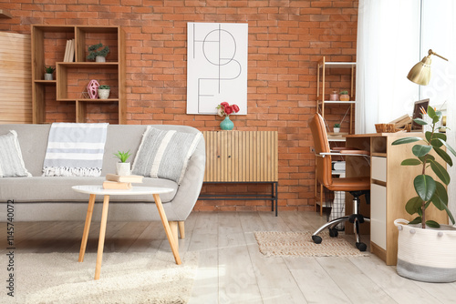 Interior of stylish living ...