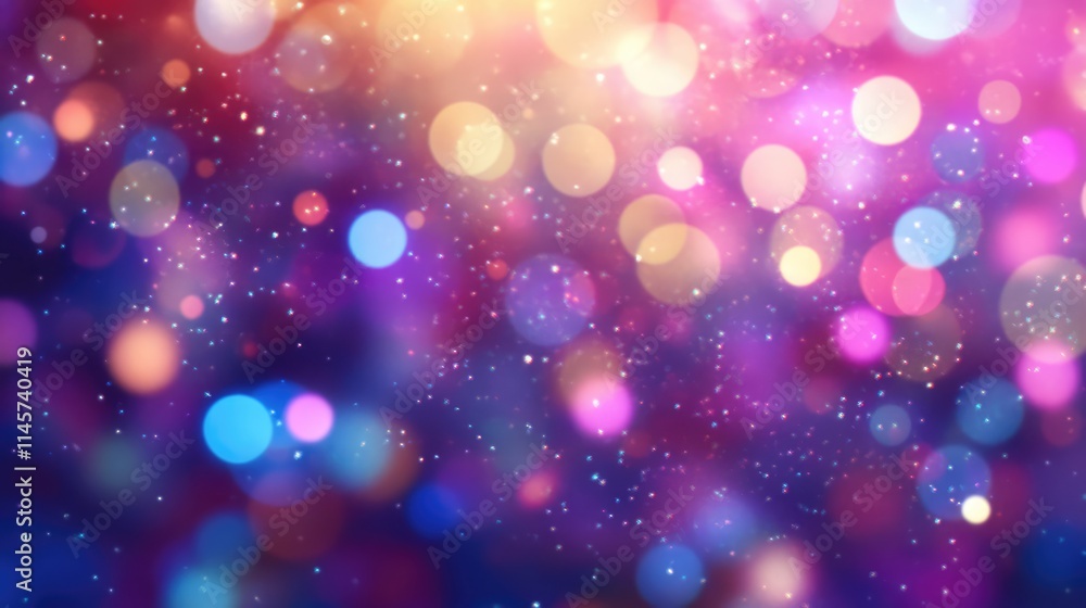 Colorful blurred bokeh background texture with vibrant lights for creative designs and festive themes Colorful blurred bokeh background texture with vibrant lights for creative designs and festive themes