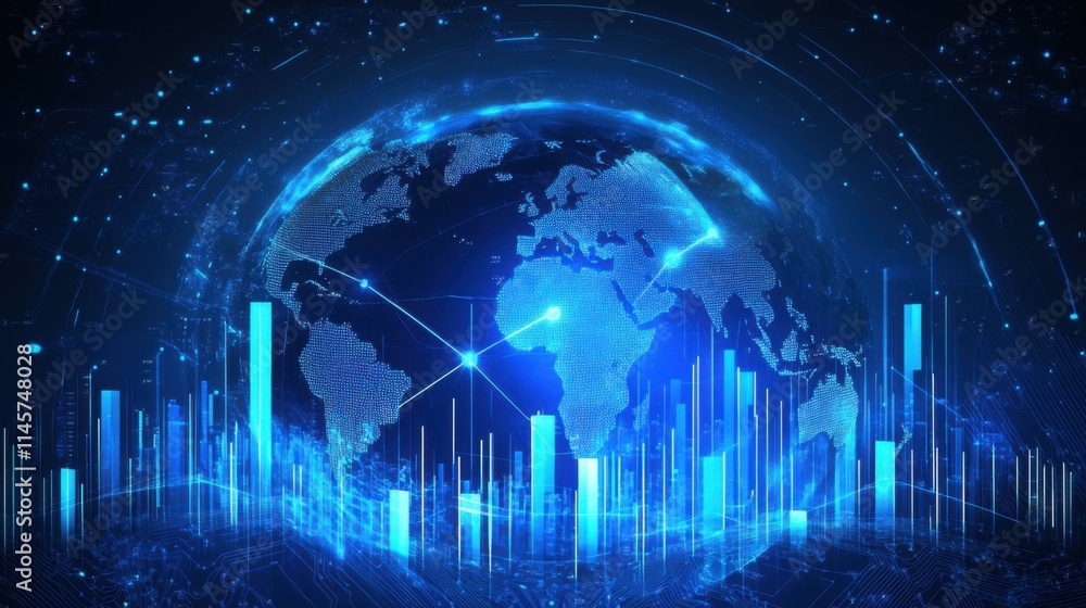Global economic trend analysis, Business growth and asset investment chart business and Finance Up arrow, Success target improvement with increase development economy of investment income Global economic trend analysis, Business growth and asset investment chart business and Finance Up arrow, Success target improvement with increase development economy of investment income