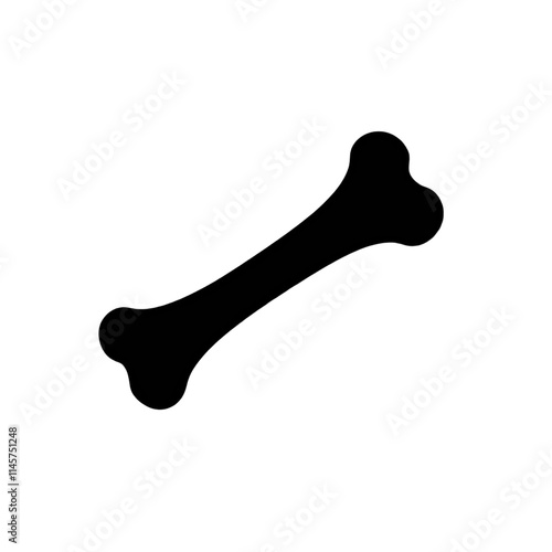 bone for dog silhouette icon