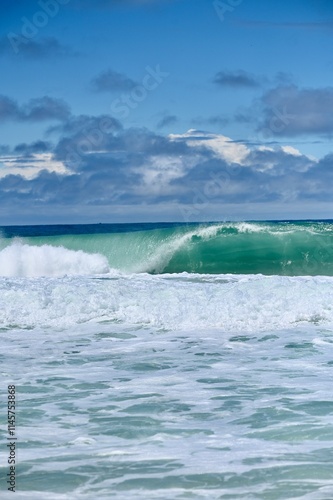 waves on the beach