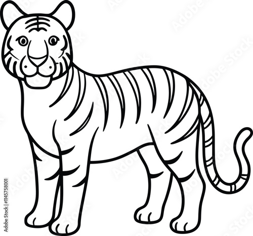 black-and-white-illustration--tiger-outline--simpl.eps