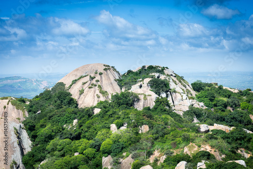 Wallpaper Mural Savandurga hills, it is situated at 60 km west of Bengaluru, Karnataka, India. It is the largest monolith hills in Asia famous for trekking, rock climbing and a pilgrim. Torontodigital.ca