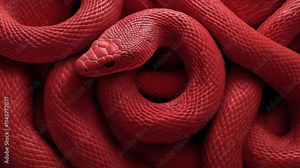 Fototapeta premium Happy Chinese New Year 2025,Year of the snake zodiac sign,Snake illustration and design,Asian elements gold paper cut style,Lunar new year concept,New Year card 2025.