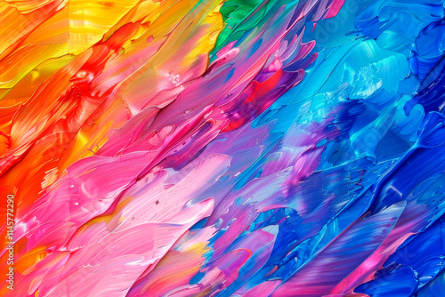 Rainbow colours paintbrushes for LGBT pride day background