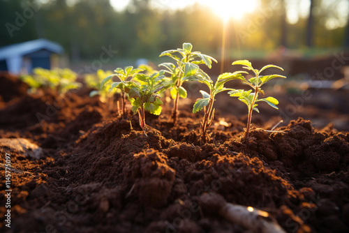 soil pile represents idea of accumulation, change, and potential for growth as it continuously evolves photo