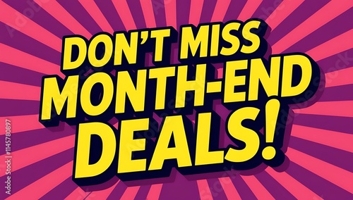 Dont Miss Month End Deals Announcement