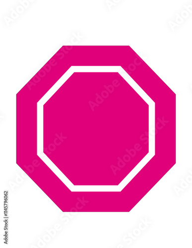 octagonal outline icon