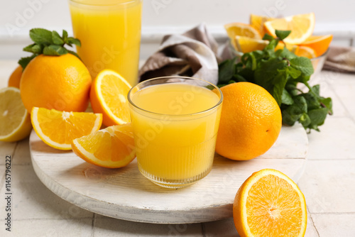 Freshly squeezed orange jui...