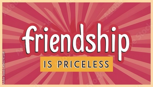 Friendship Is Priceless A Radiant Design photo